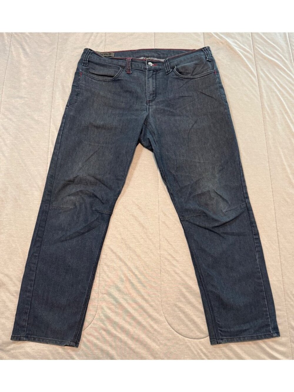 Swrve Regular Trim Fit Trousers Men's 36x32 Cycling Cotton Stretch Denim Jeans